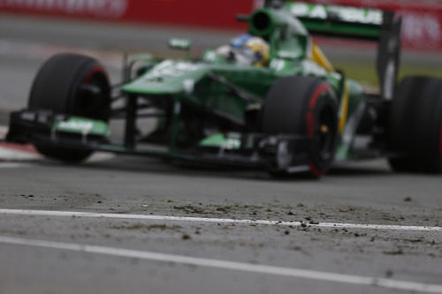 Charles Pic a por otra de las curvas del trazado Gilles-Villeneuve