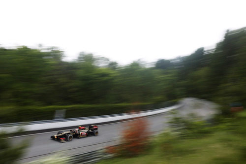 Romain Grosjean y el E21 en la pista canadiense de Gilles Villeneuve