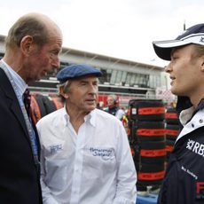 Rosberg, Stewart y el duque de Kent