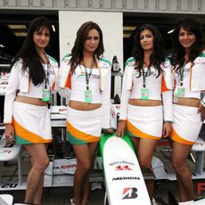 Las chicas de Force India