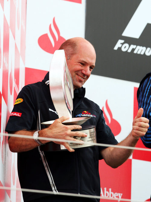 Adrian Newey en el podio