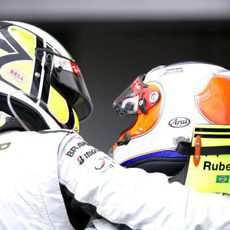 Barrichello y Button entre los 3 mejores