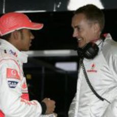 Martin Whitmarsh y Hamilton