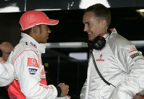 Martin Whitmarsh y Hamilton