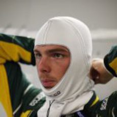 Giedo van der Garde se prepara para la acción en la pista de Montreal