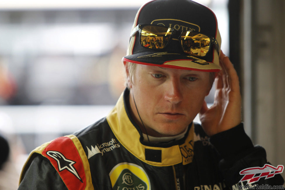 Kimi Räikkönen, pensativo antes del GP de Canadá