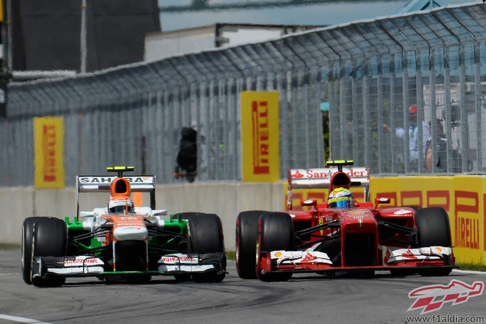 Felipe Massa emparejado con Adrian Sutil