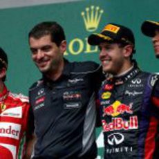 Podio del GP de Canadá 2013