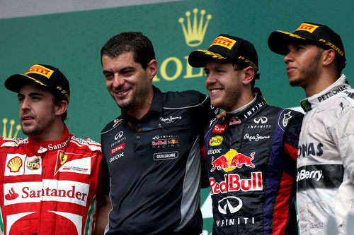 Podio del GP de Canadá 2013