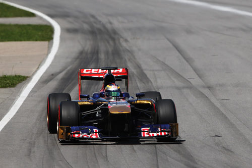 Jean-Eric Vergne utiliza el superblando en carrera