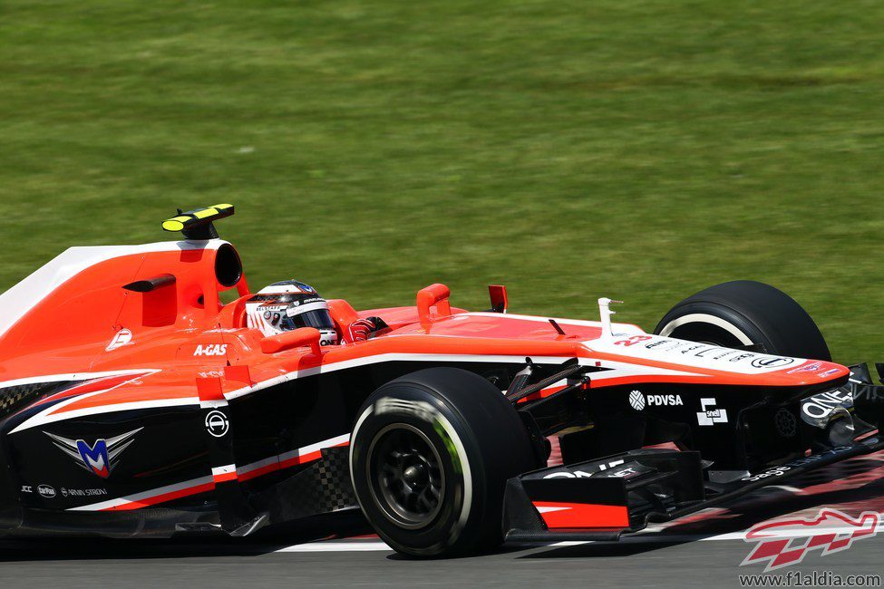 Max Chilton rueda en Montreal