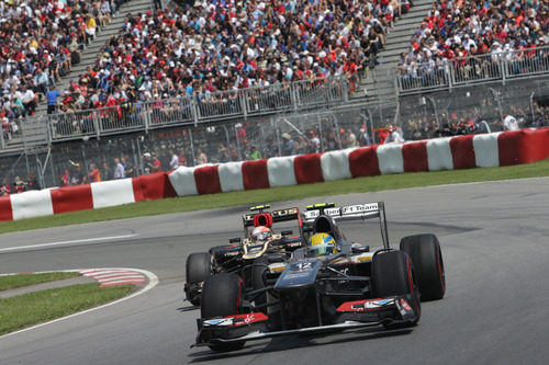 Esteban Gutiérrez acelera para escapar del Lotus