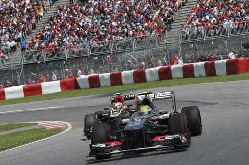 Esteban Gutiérrez acelera para escapar del Lotus