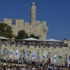 La ciudad de Jerusalén se abarrota de gente por el Jerusalem Peace Road Show