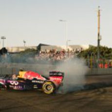 Espectáculo Red Bull en el Top Gear Festival