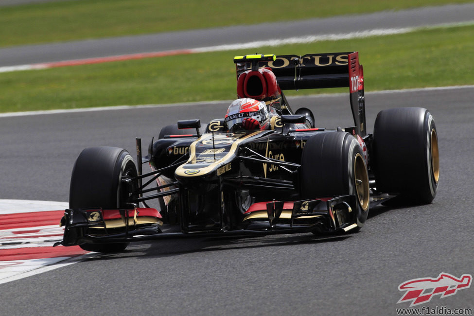 Romain Grosjean tuvo un ritmo parejo a su compañero