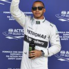 Lewis Hamilton fue el más rápido el sábado en Gran Bretaña