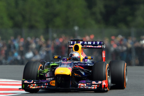 Sebastian Vettel, probando con parafina hasta el último momento