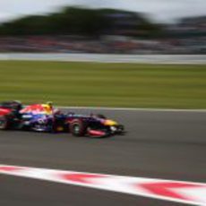 Mark Webber, a punto de llegar a la última curva del circuito