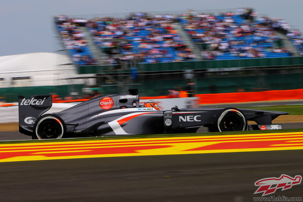 Nico Hülkenberg exprime el C32