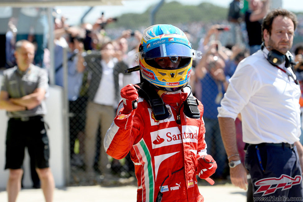 Felicidad en Fernando Alonso