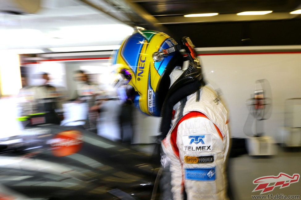 Esteban Gutiérrez listo para subirse al Sauber C32