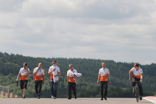 Vuelta a Nürburgring con el equipo Force India