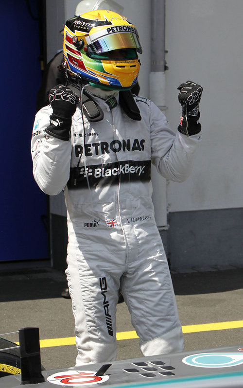 Pole para Lewis Hamilton en Alemania