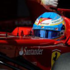 Fernando Alonso optó por una estrategia de carrera