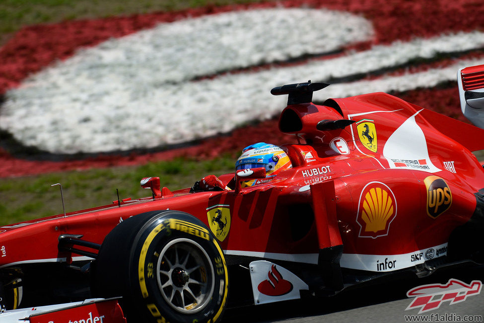 Fernando Alonso afrontará el GP de Alemania saliendo 8º