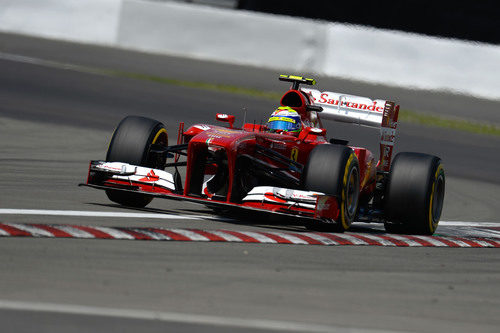 Felipe Massa tambiñen optó por el compuesto medio