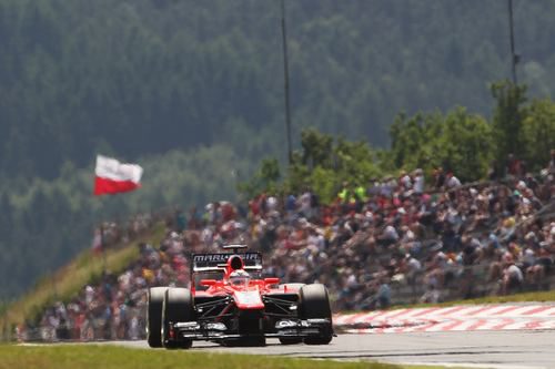 Jules Bianchi rueda con su MR02