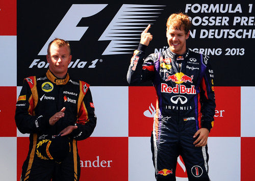 Räikkönen y Vettel, ganadores en Alemania