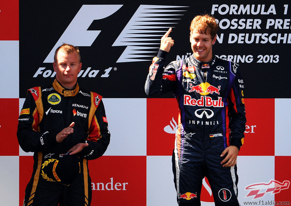 Räikkönen y Vettel, ganadores en Alemania