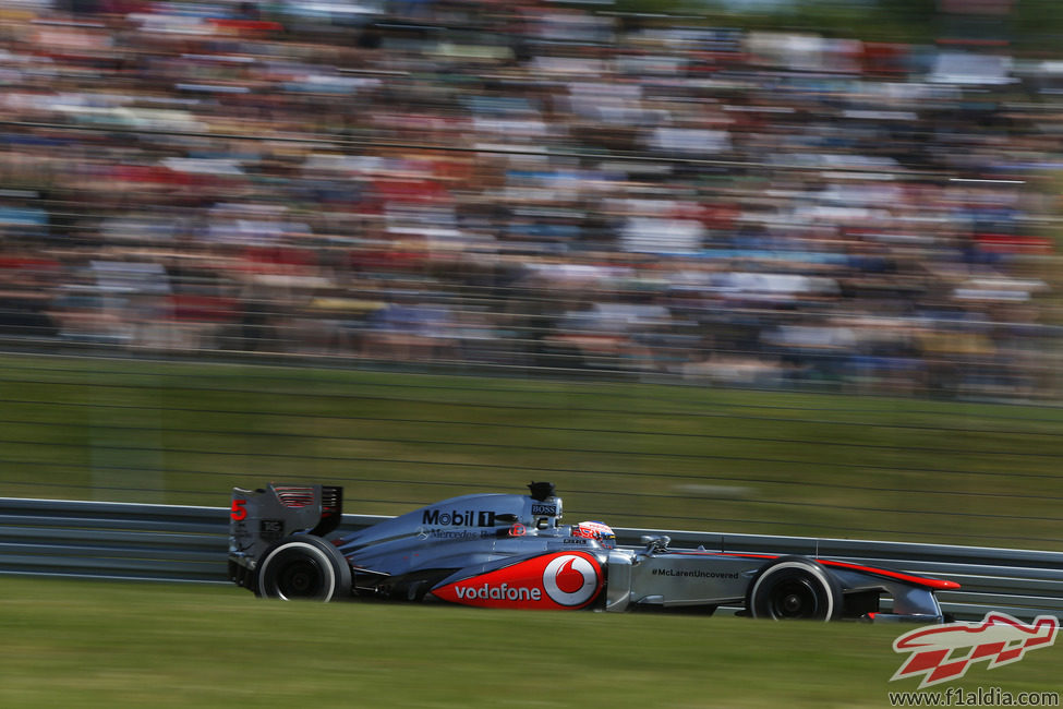 Jenson Button terminó quinto en Alemania