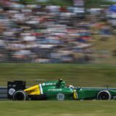 Giedo van der Garde rueda en el GP de Alemania 2013