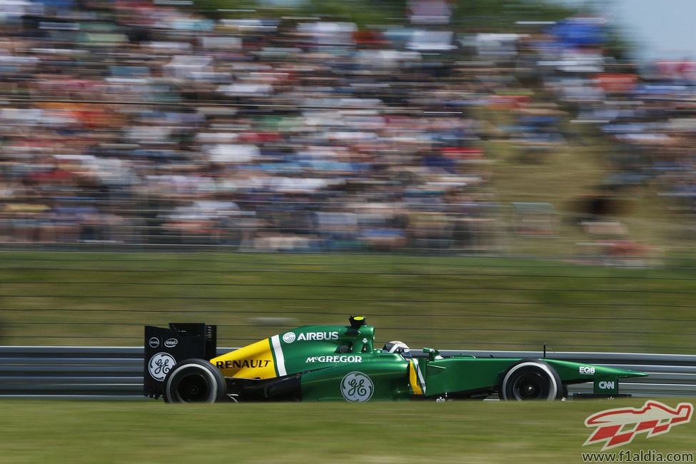 Giedo van der Garde rueda en el GP de Alemania 2013