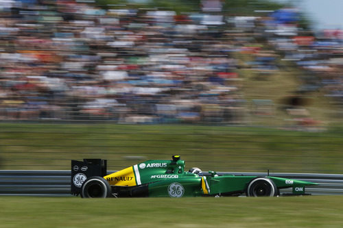 Giedo van der Garde rueda en el GP de Alemania 2013