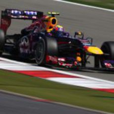 Mark Webber perdió un neumático en su primera parada