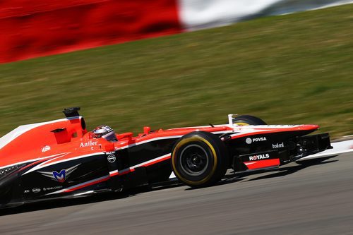 Jules Bianchi no terminó el GP de Alemania 2013