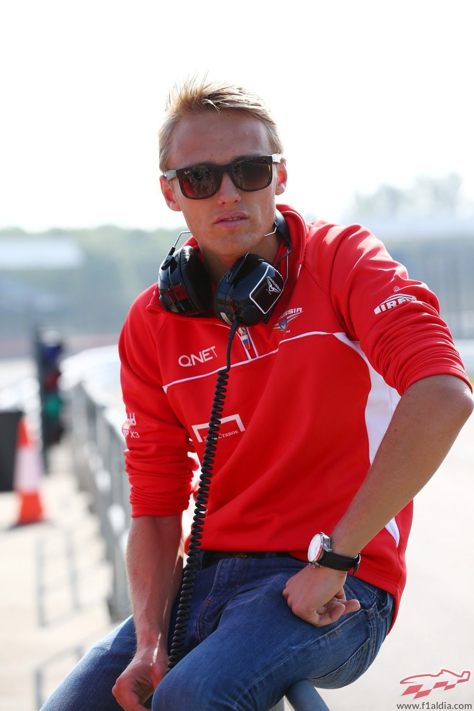 Max Chilton estuvo presente en el primer día de test en Silverstone