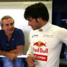 Dos generaciones de Sainz frente a frente