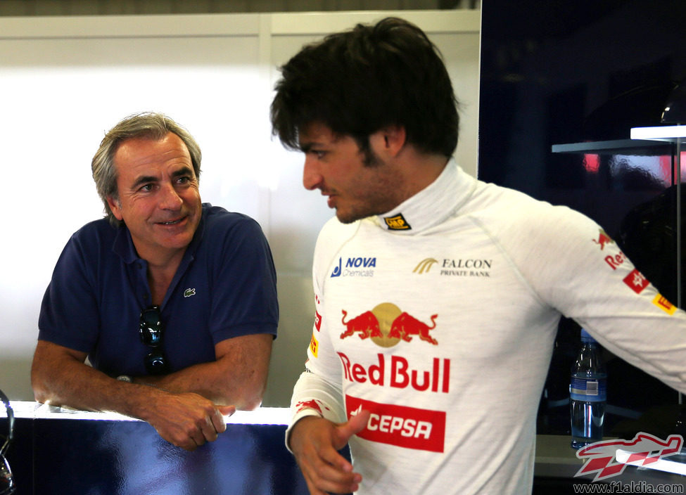 Dos generaciones de Sainz frente a frente