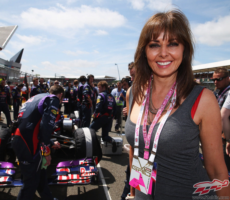 Carol Vordermann en Silverstone