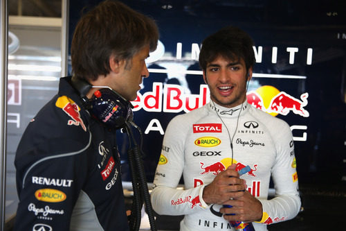 Carlos Sainz cómodo con el equipo Red Bull