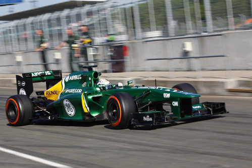 Giedo van der Garde sale disparado del 'box'