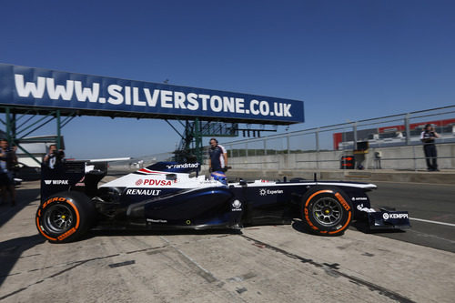 Susie Wolff sale del box de Williams