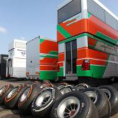 Los Pirelli de los tests de Silverstone