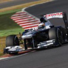 Dani Juncadella, a los lomos del FW35