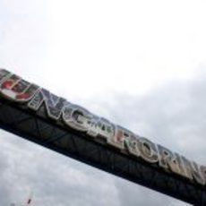 Cartel de entrada a Hungaroring